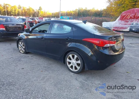 2013 Hyundai Elantra Limited из США, поврежденный, VIN KMHDH4AE7DU972099